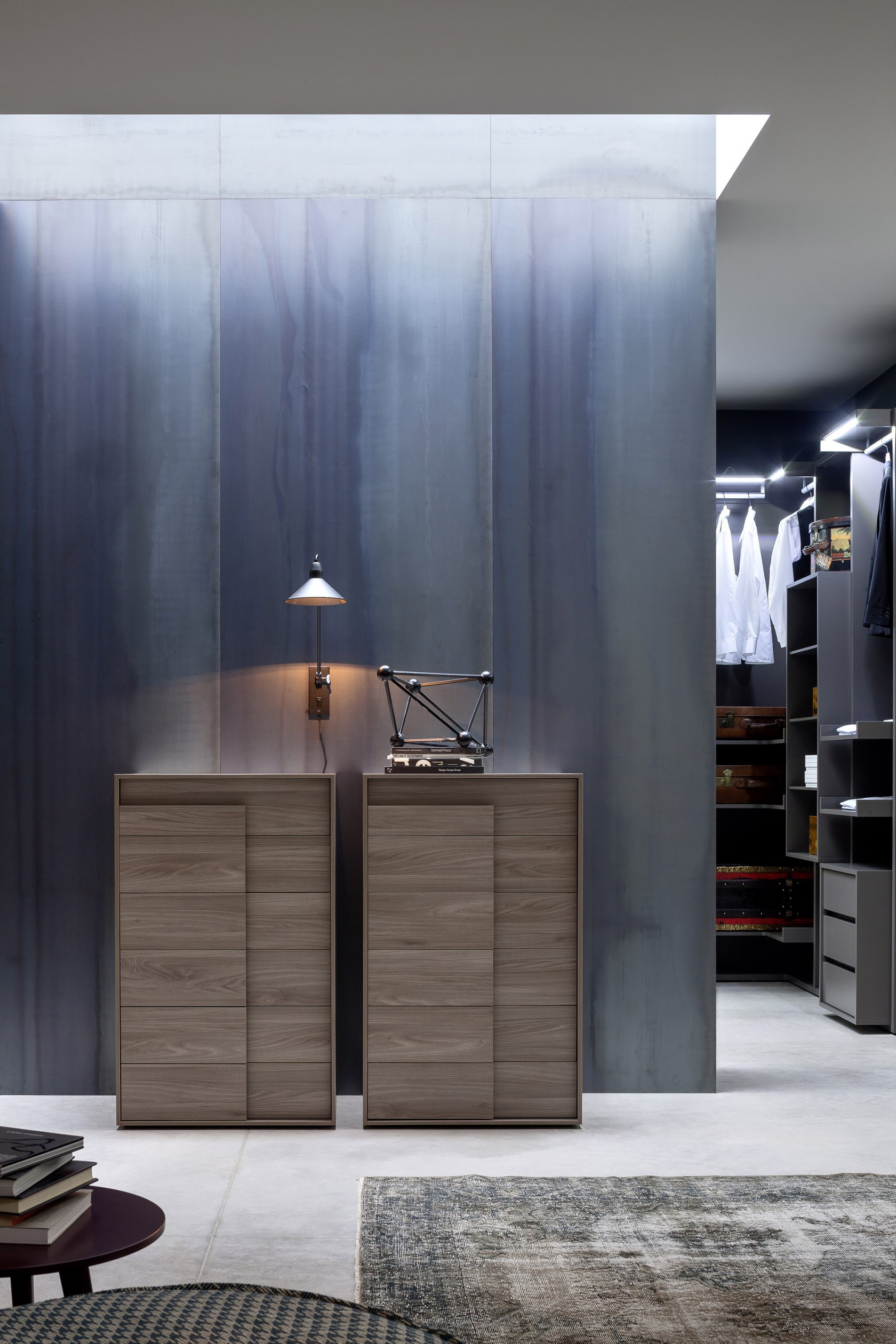 cassettiere zona notte style marrone