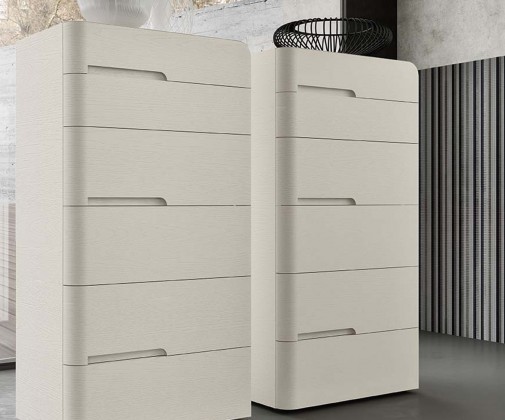 cassettiera design sei cassetti cora napol