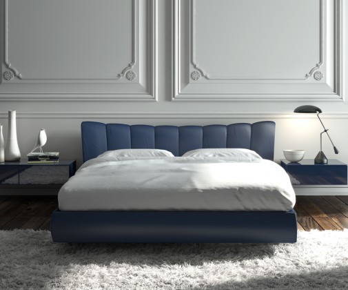 camera da letto moderna elagante bluc amadeus